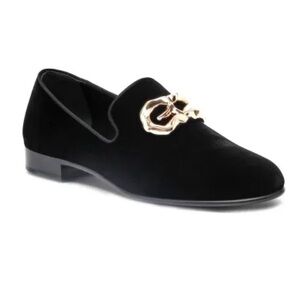 GIUSEPPE ZANOTTI Leather loafers LOGOZALI KEVIN US 10